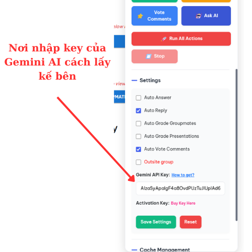 Mẫu Khóa Gemini AI
